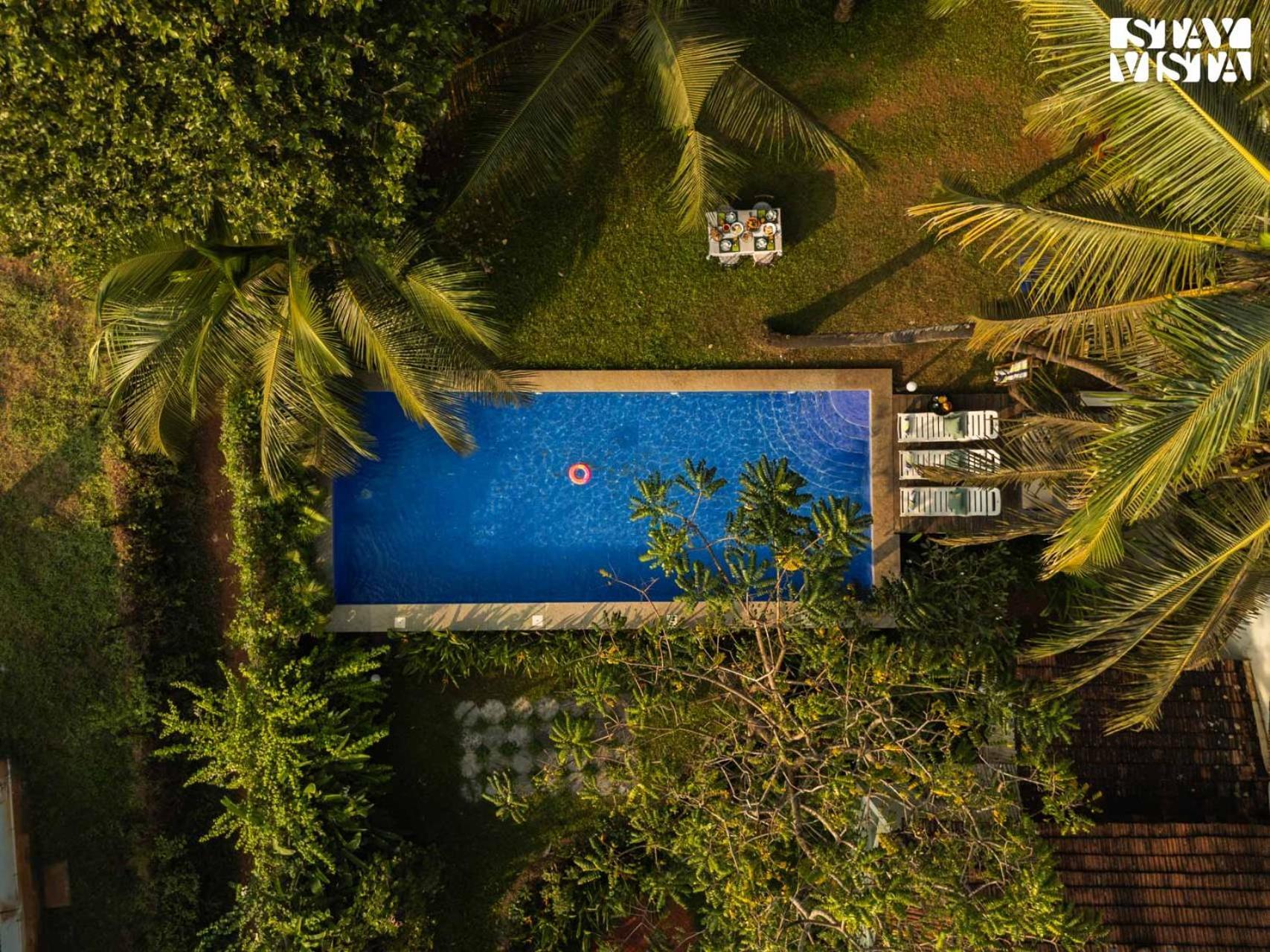 Stayvista At Amalia By Tellado With Pool, Wifi Assagao Dış mekan fotoğraf